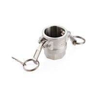 Камлок тип D TITAN LOCK серия EcoLine розетка, внутренняя резьба BSP 2 1/2, AISI304, TL250DSS-EL