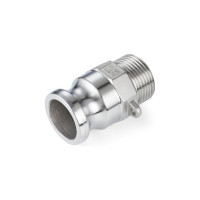 Камлок тип F TITAN LOCK серия EcoLine ниппель, наружая резьба BSP 3/4, AISI304, TL75FSS-EL