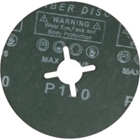 Фибровый диск Long Abrasive CR 964 Керамика 125x22.23 мм, P120, 10 шт D330492-10