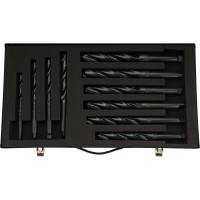 Набор сверл по металлу H-Tools PRO с коническим хвостовиком, 14-30мм, HSS, DIN345, 10шт 204002HT