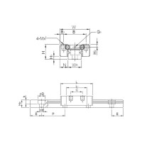 Каретка TECHNIX MGN15CH