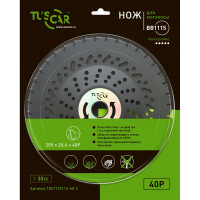 Нож для мотокосы TUSCAR BB1115, Professional, 255x25.4x40P, Grass with roots 1031115112-40-2
