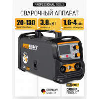 Сварочный полуавтомат инверторный PROCRAFT 3.8 кВт, 20-130А, MIG/MAG,MMA SPI-290