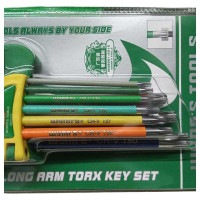 Ключи ТОРХ WYNNS звездочка, Т10-Т50 CR-V, 9 шт W9922B/ Tools 00-00006982