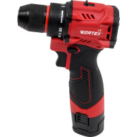 Аккумуляторная бесщеточная дрель-шуруповерт WORTEX LX BD 1220 DLi 12В, 30 Нм, 2*1.5 Ач, патрон 10 мм, 1333699