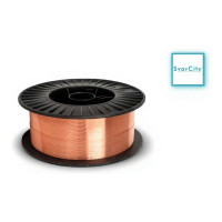 Проволока омедненная SvarCity ER70S-6 (СВ08Г2С) 1,0мм 15кг омедненная проволока для сварки ER 70S-6/1,0/15кг