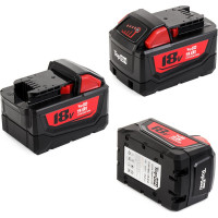 Аккумулятор TopON для Milwaukee 18V 9.0Ah (Li-ion) PN: M18 B9 TOP-MIL-18-9.0