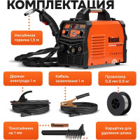 Сварочный автомат Vniissok полуавтомат без газа MIG-200 ММА/MIG NO GAS/TIG V0200