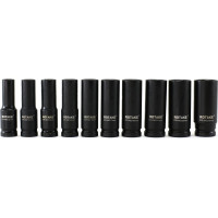 Набор ударных головок глубоких 6-гранных, 1/2"DR, 10 предметов, 10-24 мм Rotake RT-031K