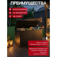 Сундук Keter Эмили EMILY STORAGE BOX 280 л, коричневый 249719