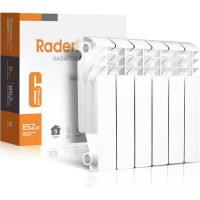 Алюминиевый радиатор Radena R 1000 350/100 8 секций 008010305