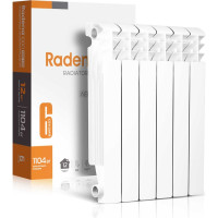 Алюминиевый радиатор Radena R 1000 500/100 8 секций 008010405