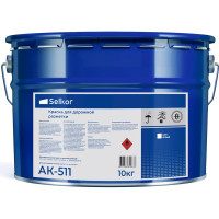 Эмаль Selkor АК 511 желтая, 10 кг 15913