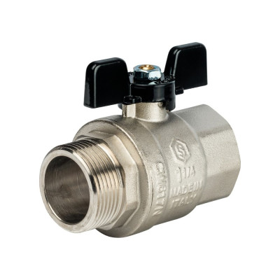 Шаровой полнопроходной кран STOUT ВН 1 1/4 SVB-0004-000032 RG008Q0LA6LRBK