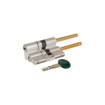 Цилиндровый механизм под вертушку (дл. шток) MOTTURA C31P313101C5 62мм/26+10+26, мат.никель 5842