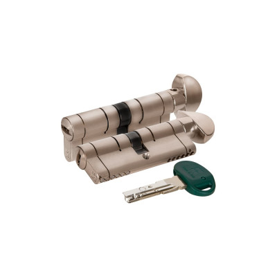 Цилиндровый механизм с вертушкой MOTTURA C31F364601RC5 82мм/31+10+41, мат.никель верт. 99.506 5474