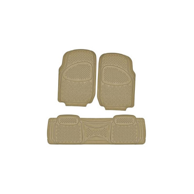 Коврик салона SKYWAY Hot-3 3 предмета, полиуретановый, бежевый S01702002