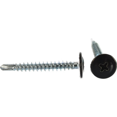 Саморез КРЕП-КОМП ПШС сверло 4,2х32 RAL9005 500шт пшс329005