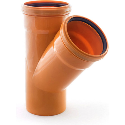 Тройник для наружной канализации RTP D 200х200 мм, 45 град 11695