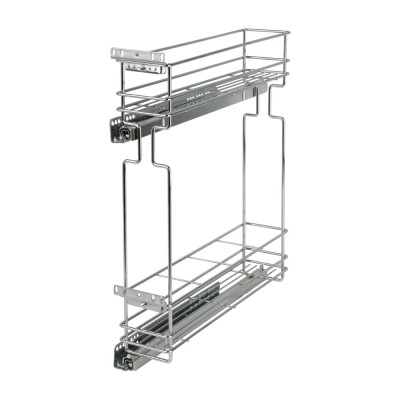 Выкатная корзина бутылочница с доводчиком Lemax prof в базу 150 мм левая VK-03-150-DL