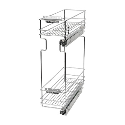 Выкатная корзина бутылочница с доводчиком Lemax prof в базу 200 мм правая VK-03-200-DR