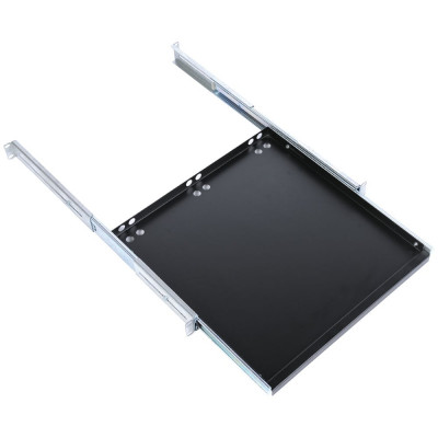 Клавиатурная выдвижная полка ЦМО ТСВ, для шкафов и стоек, с телескопическими направляющими, чёрный ТСВ-К4-9005