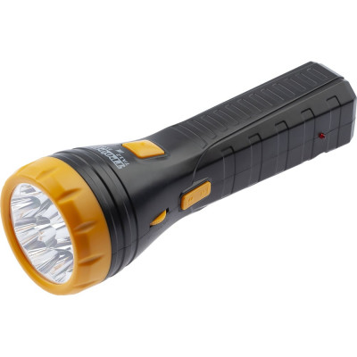 ТРОФИ Фонарь ручной светодиодный аккумуляторный TA12 4V1Ah, FM-радио, 9xLED, Б0014511