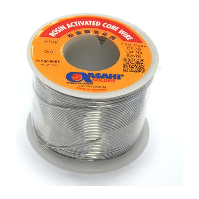 Припой (1 мм, 0.5 кг, Sn60/Pb40, CF10 флюс RA) ASAHI 00-00000072