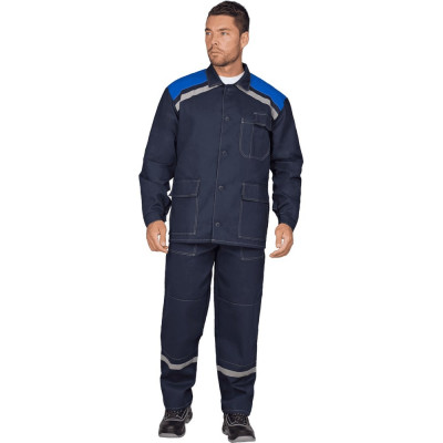 Костюм ГК Спецобъединение МОНТАЖ, темно-синий/василек, р. 128-132, рост 170-176, Кос 449/128/170