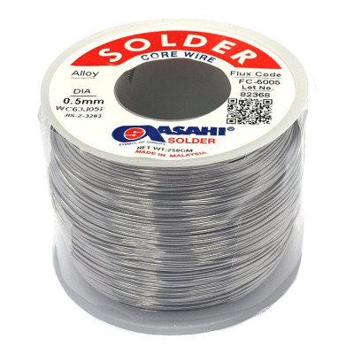 Припой (0.5 мм, 0.25 кг, Sn60/Pb40, FC5005 флюс RMA) ASAHI 00-00001181