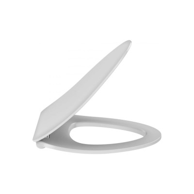 Тонкое сиденье JACOB DELAFON NOUVELLE VAGUE E20069-00 термодюропласт, плавное опускание 00000067158