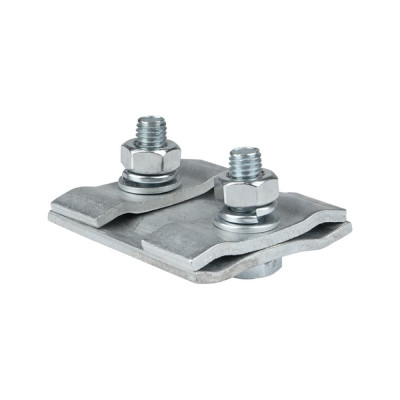 Соединительный плашечный зажим EKF 2 болта М8 (D провода 9,1...12,0 мм) ПС-2-1 PROxima 6 шт ps-2-1