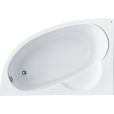 Акриловая ванна Santek ШРИ-ЛАНКА асимметричная, 150х100 см, левосторонняя, белая 00038726