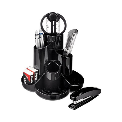 Настольный набор Attache Selection S-357 10 предметов, черный 689973