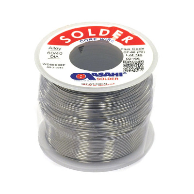 Припой (0.6 мм, 0.25 кг, Sn60/Pb40, CF60 флюс RA) ASAHI 00-00004397