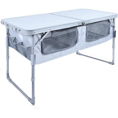 Складной стол Nika 3П серый металлик ССТ-3П/1