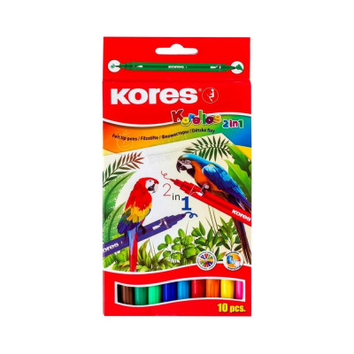 Двусторонние фломастеры Kores 29021 368375