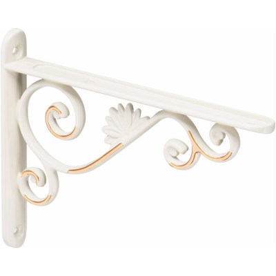 Кронштейн для полок Lemax prof малый, белый патина MF-160 WT.GP