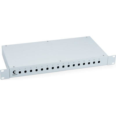 Кросс бокс Cabeus оптический, на 16 STFC, со сплайс пластиной и КДЗС, FO-19-16ST