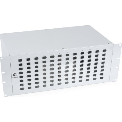 Кросс бокс Cabeus оптический, на 96 SC LC duplex, со сплайс пластиной и КДЗС, FO-19-96SC