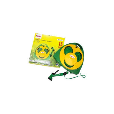 Шланг на катушке с пистолетом-распылителем WMC TOOLS 15 м, 4 режима распыления TG7301012 48850