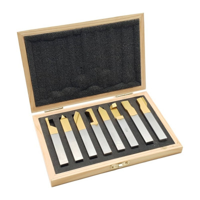 Комплект резцов HSS TiN (8 шт; 10х10 мм) ТЕХНОРЕАЛ МА400022530