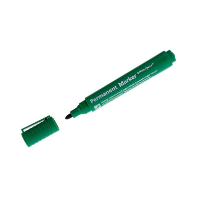 Перманентный маркер OfficeSpace 8004 зеленый, пулевидный, 2 мм PM_274