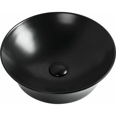 Керамическая накладная раковина Aquanet SMART-1-MB 420х420х125, черный матовый 00273686