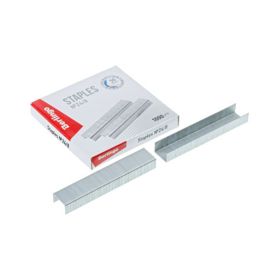 Оцинкованные скобы для степлера BERLINGO №24/8 1000 шт DSk_24800