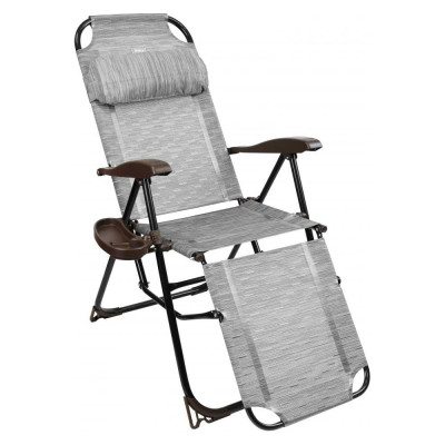 Складное кресло-шезлонг Nika с подножкой, бамбук КШ3/4