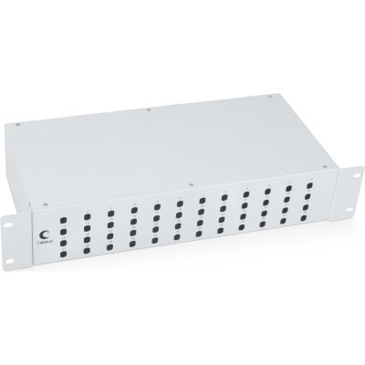 Оптический кросс-бокс Cabeus на 48 STFC со сплайс пластиной и КДЗС, FO-19-48ST