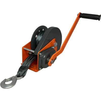 Ручная барабанная лебедка с тормозом Magnus Profi LRT-800 800 кг, лента 10 м SZ059380