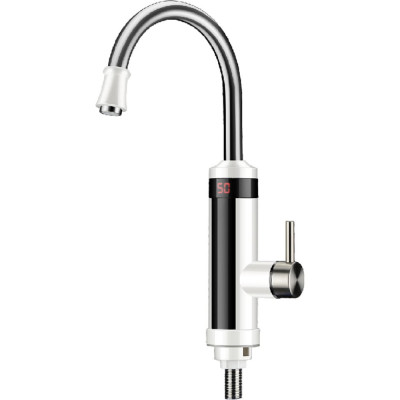 Смеситель с проточным водонагревателем OUTE из ABS-пластика/нержавеющей стали, белый T923