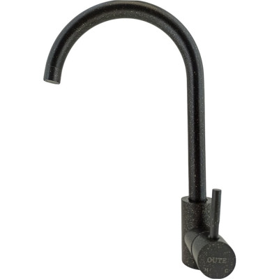 Смеситель для кухни OUTE из нержавеющей стали SUS 304, черный меланж T40313BK-303